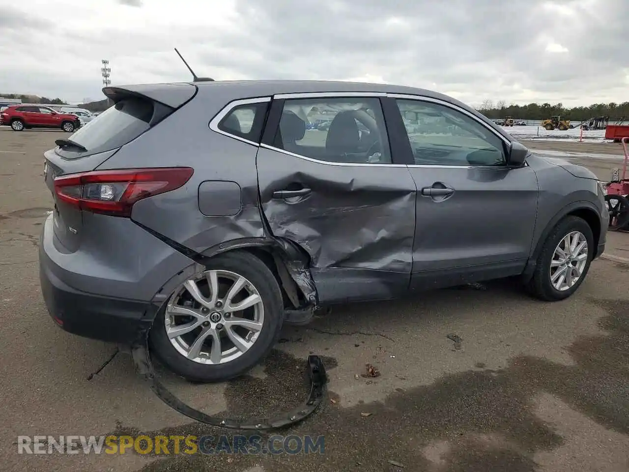 3 Photograph of a damaged car JN1BJ1AW9MW672529 NISSAN ROGUE 2021