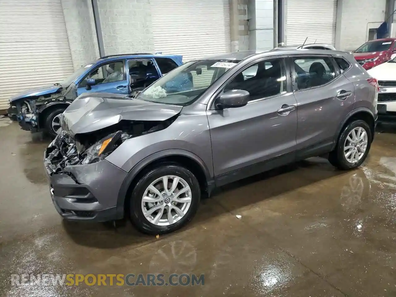 1 Photograph of a damaged car JN1BJ1AWXMW669347 NISSAN ROGUE 2021