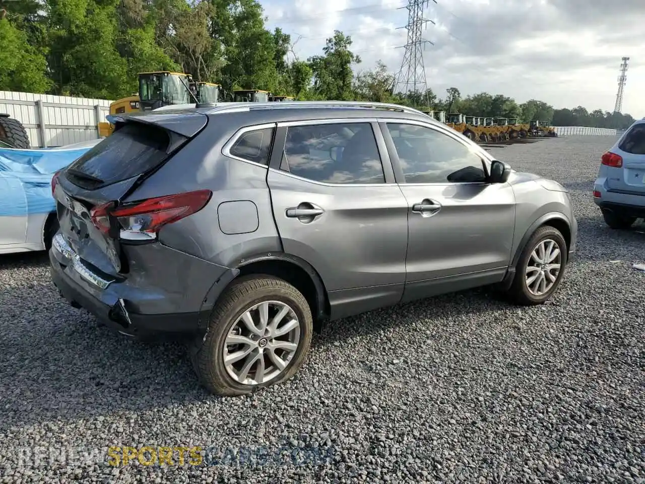 3 Photograph of a damaged car JN1BJ1BV9MW321884 NISSAN ROGUE 2021