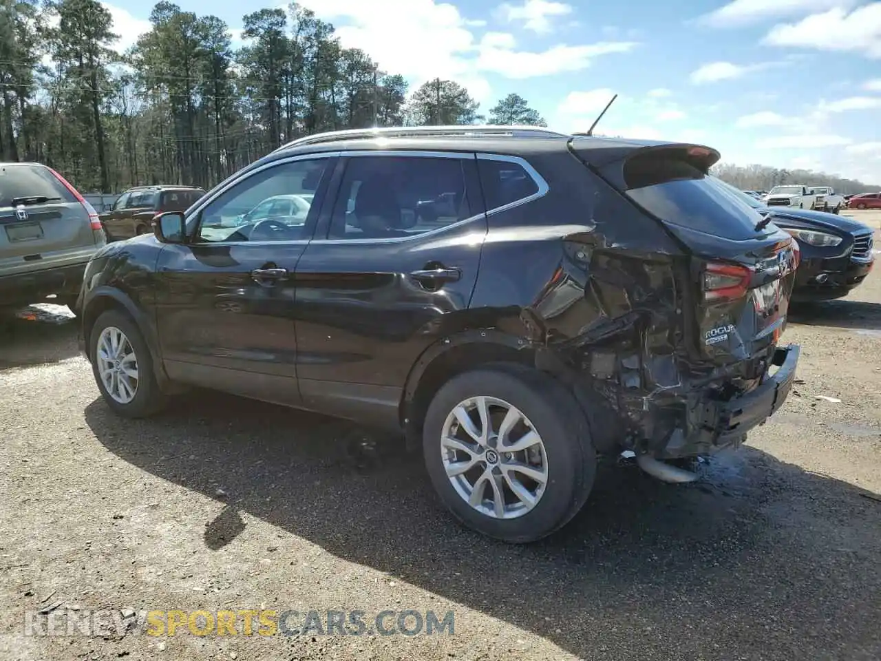 2 Photograph of a damaged car JN1BJ1BV9MW569407 NISSAN ROGUE 2021