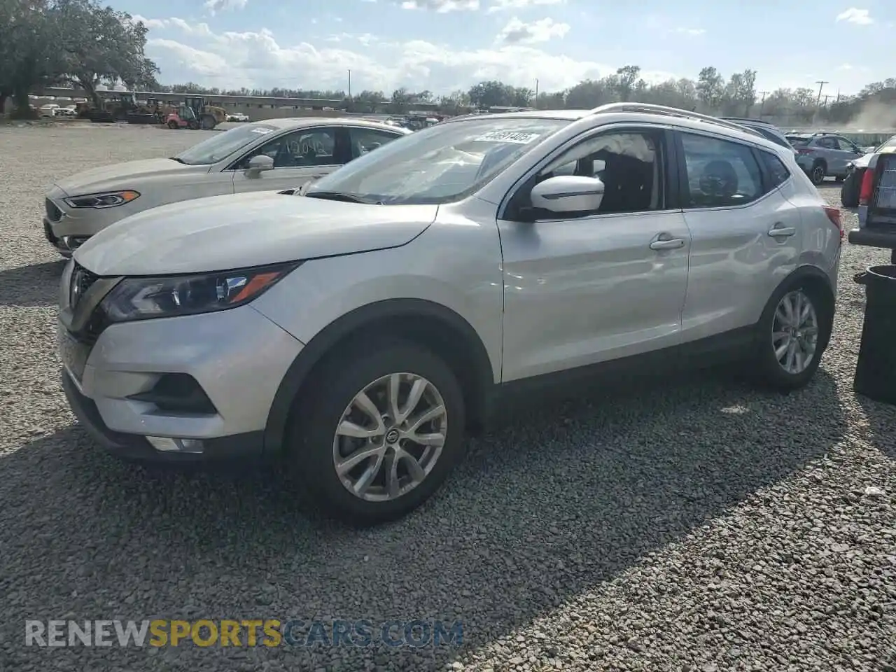 1 Photograph of a damaged car JN1BJ1BW0MW450220 NISSAN ROGUE 2021