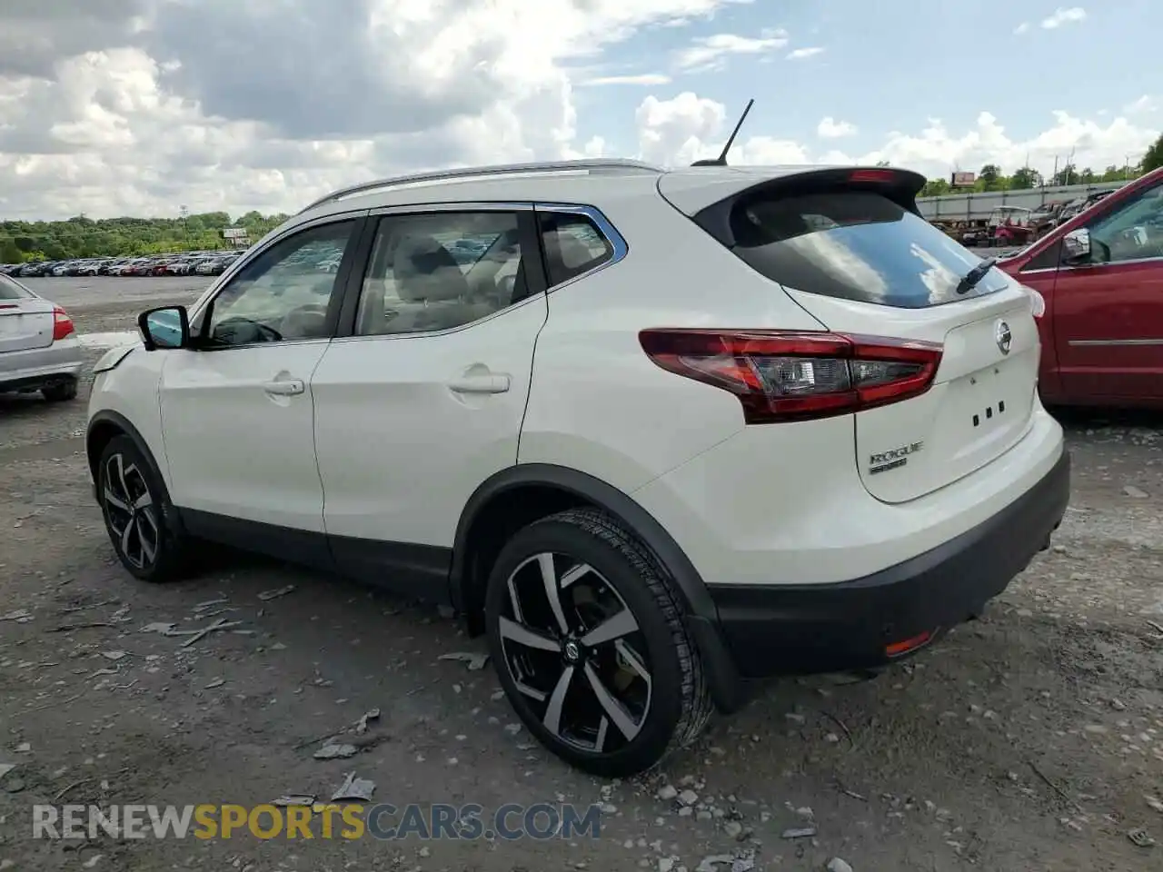 2 Photograph of a damaged car JN1BJ1CW2MW420439 NISSAN ROGUE 2021