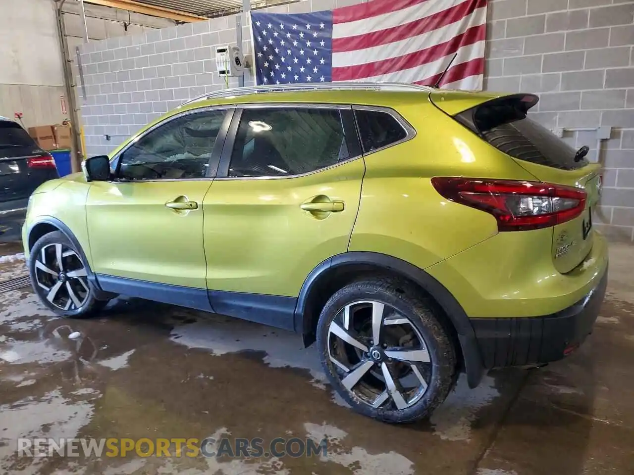 2 Photograph of a damaged car JN1BJ1CW8MW423510 NISSAN ROGUE 2021