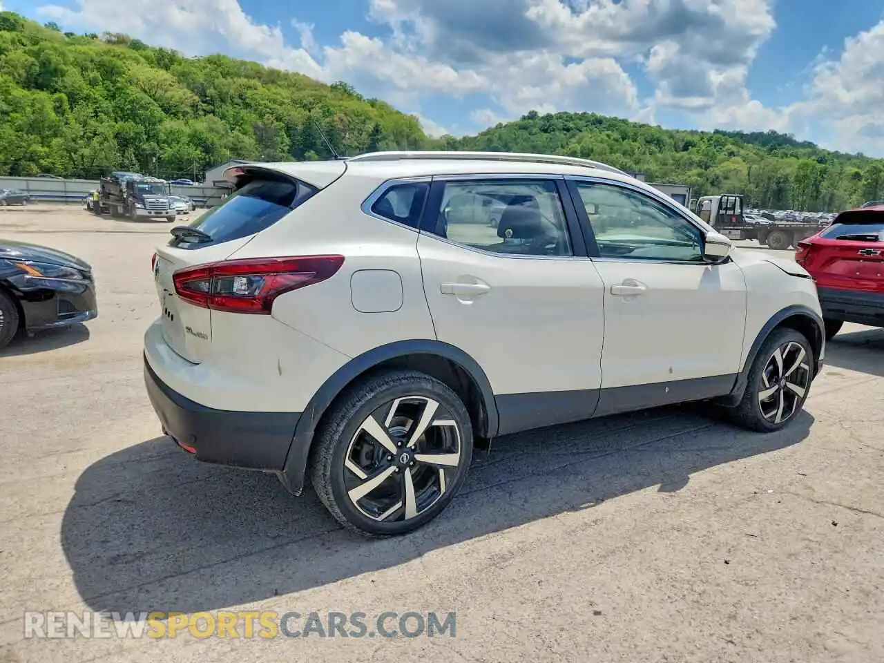 3 fotografías del automóvil dañado JN1BJ1CWXMW448182 NISSAN ROGUE 2021