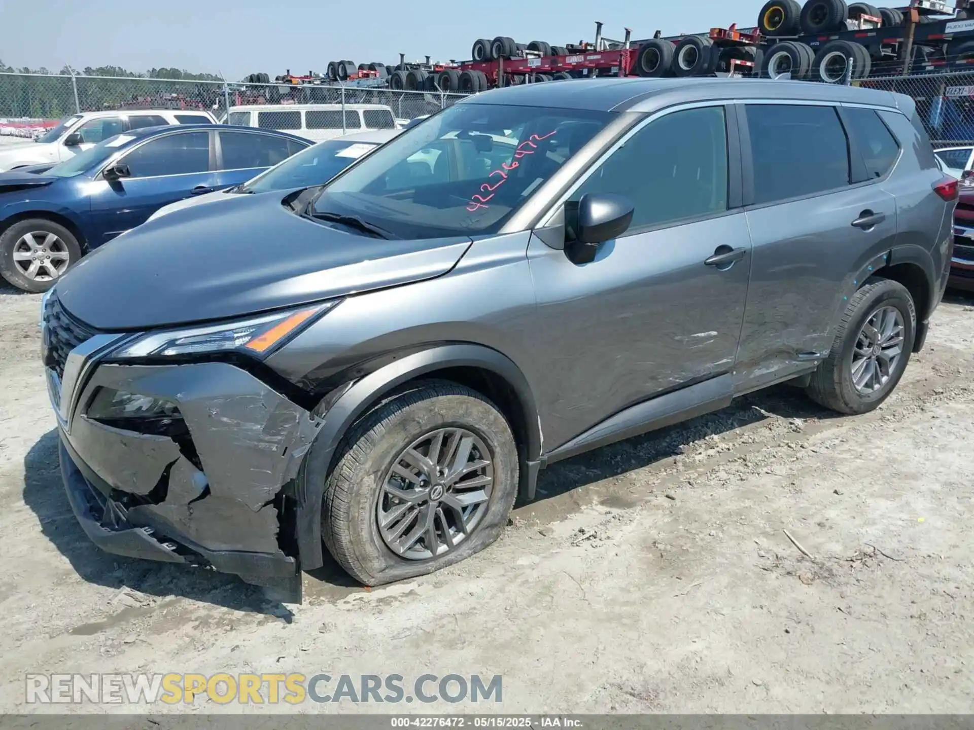 2 Photograph of a damaged car JN8AT3AA0MW003394 NISSAN ROGUE 2021