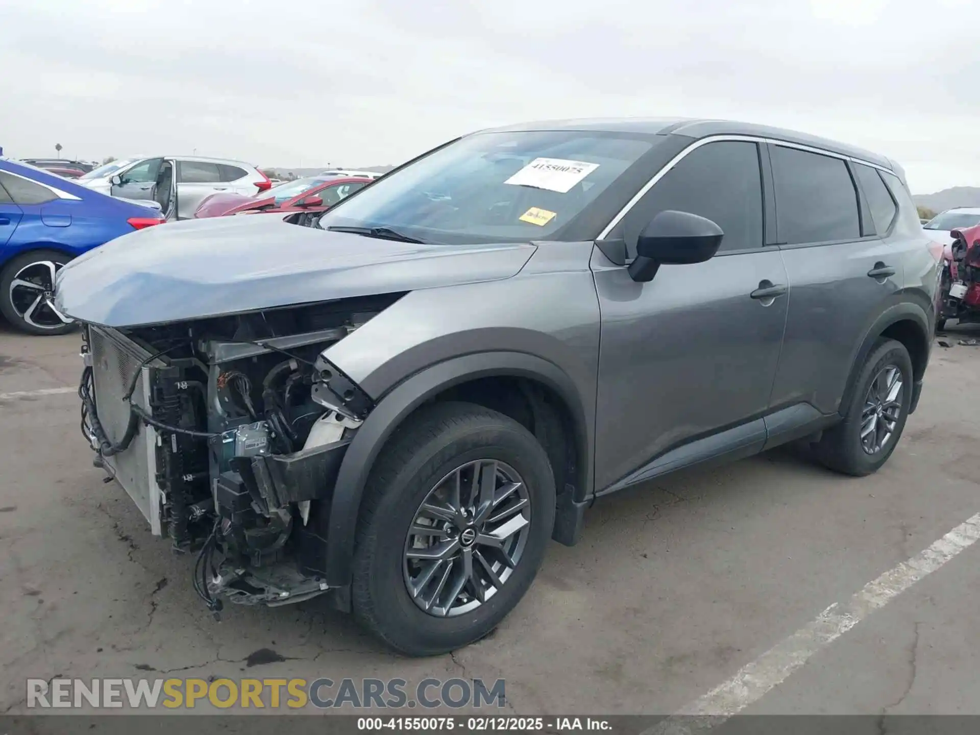 2 Photograph of a damaged car JN8AT3AA0MW014525 NISSAN ROGUE 2021