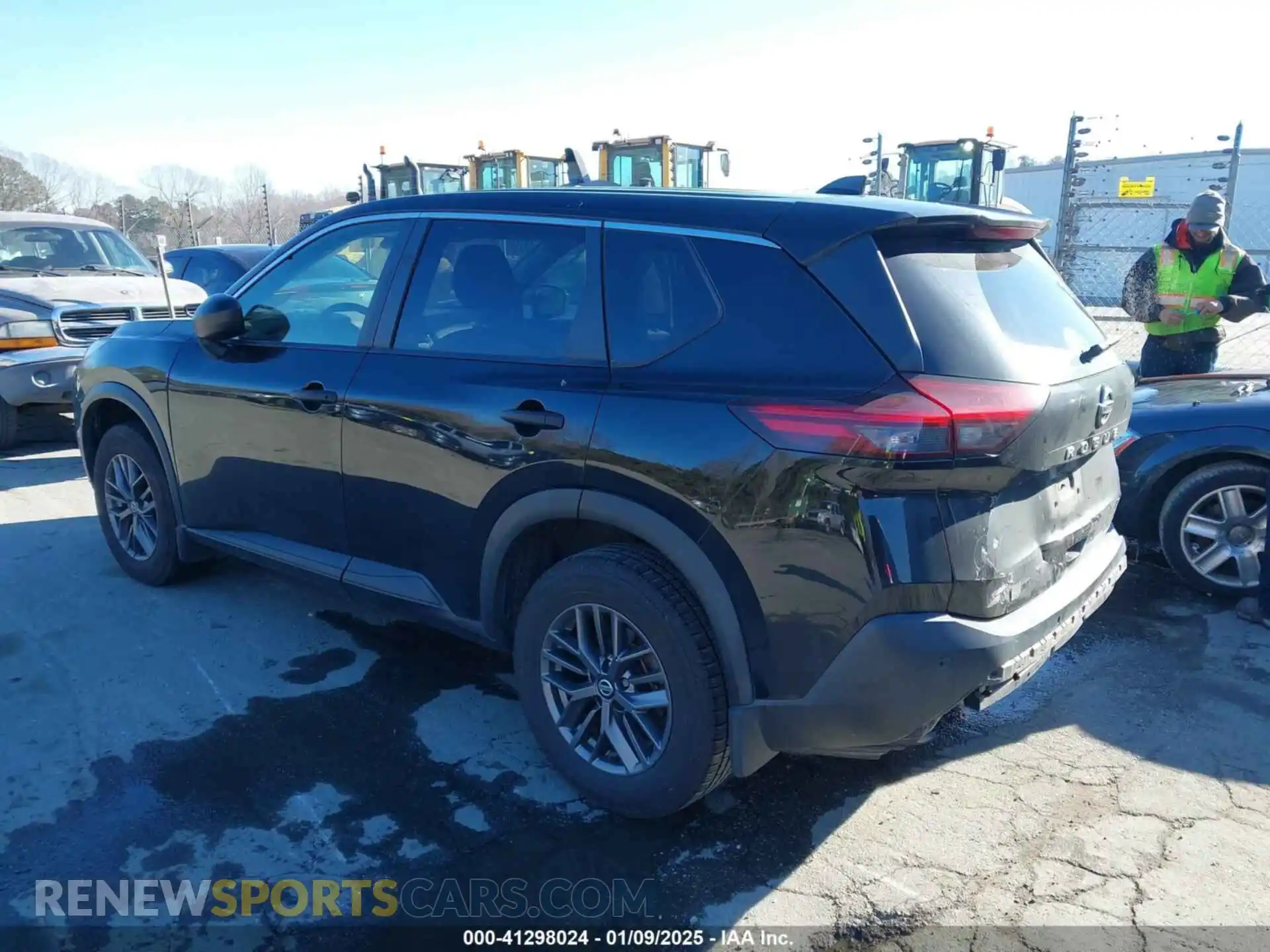 3 Photograph of a damaged car JN8AT3AA3MW000568 NISSAN ROGUE 2021