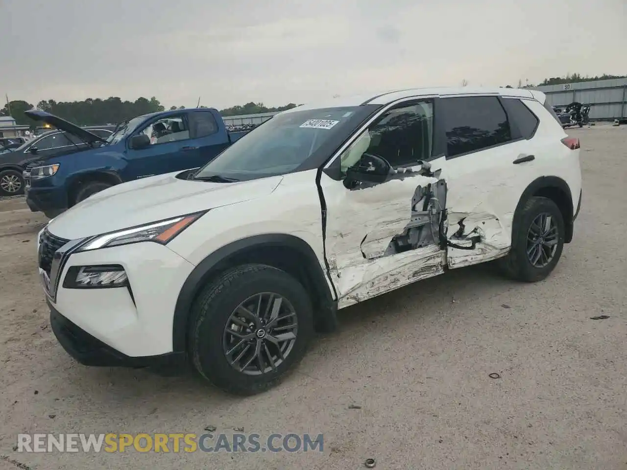 1 Photograph of a damaged car JN8AT3AA3MW005446 NISSAN ROGUE 2021