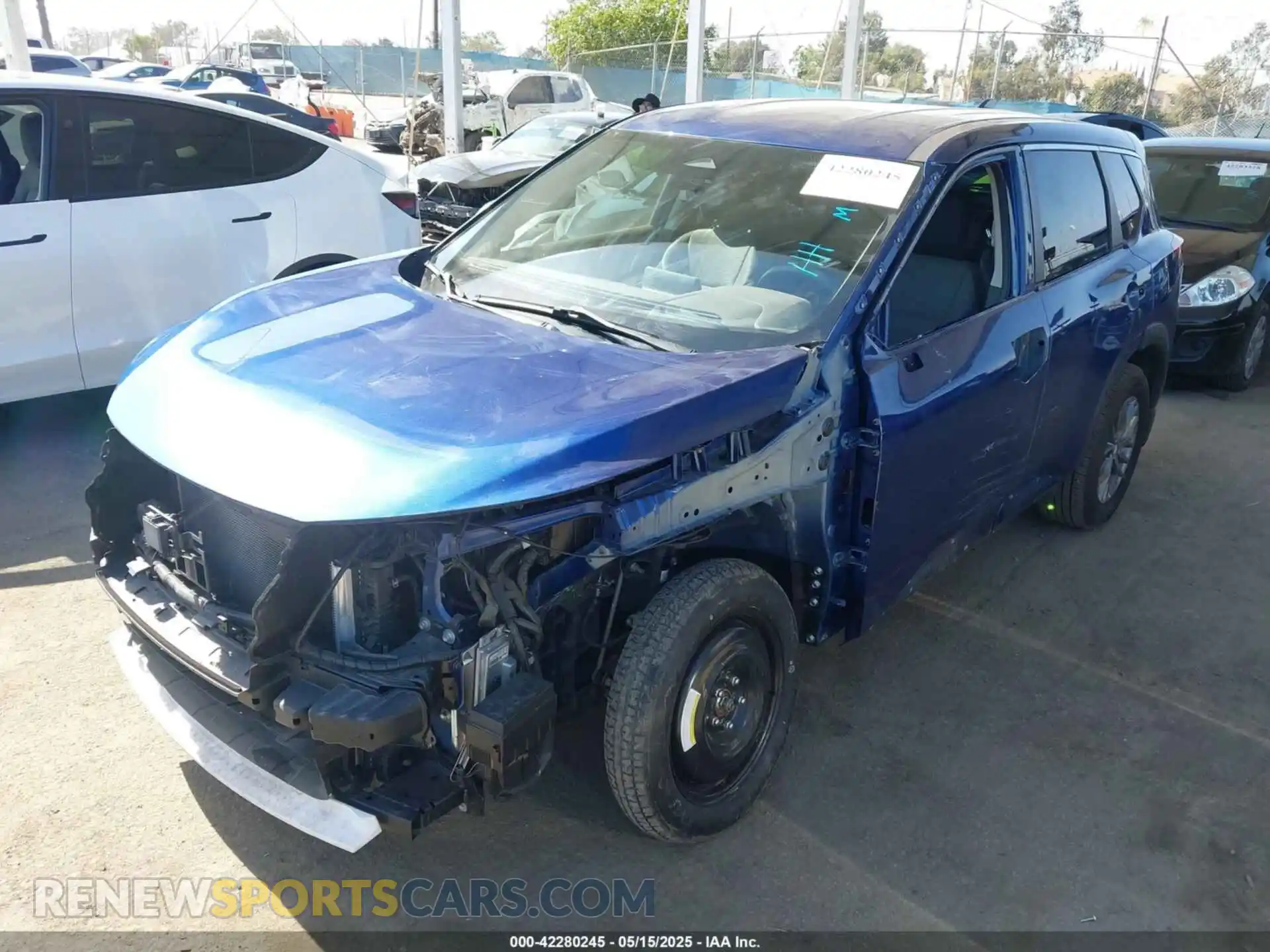 2 Photograph of a damaged car JN8AT3AA3MW011845 NISSAN ROGUE 2021