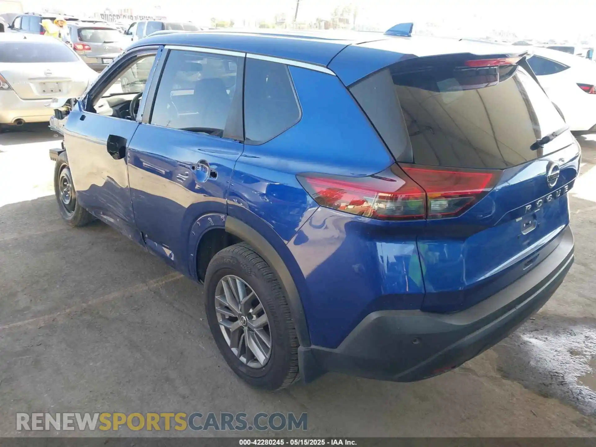 3 Photograph of a damaged car JN8AT3AA3MW011845 NISSAN ROGUE 2021