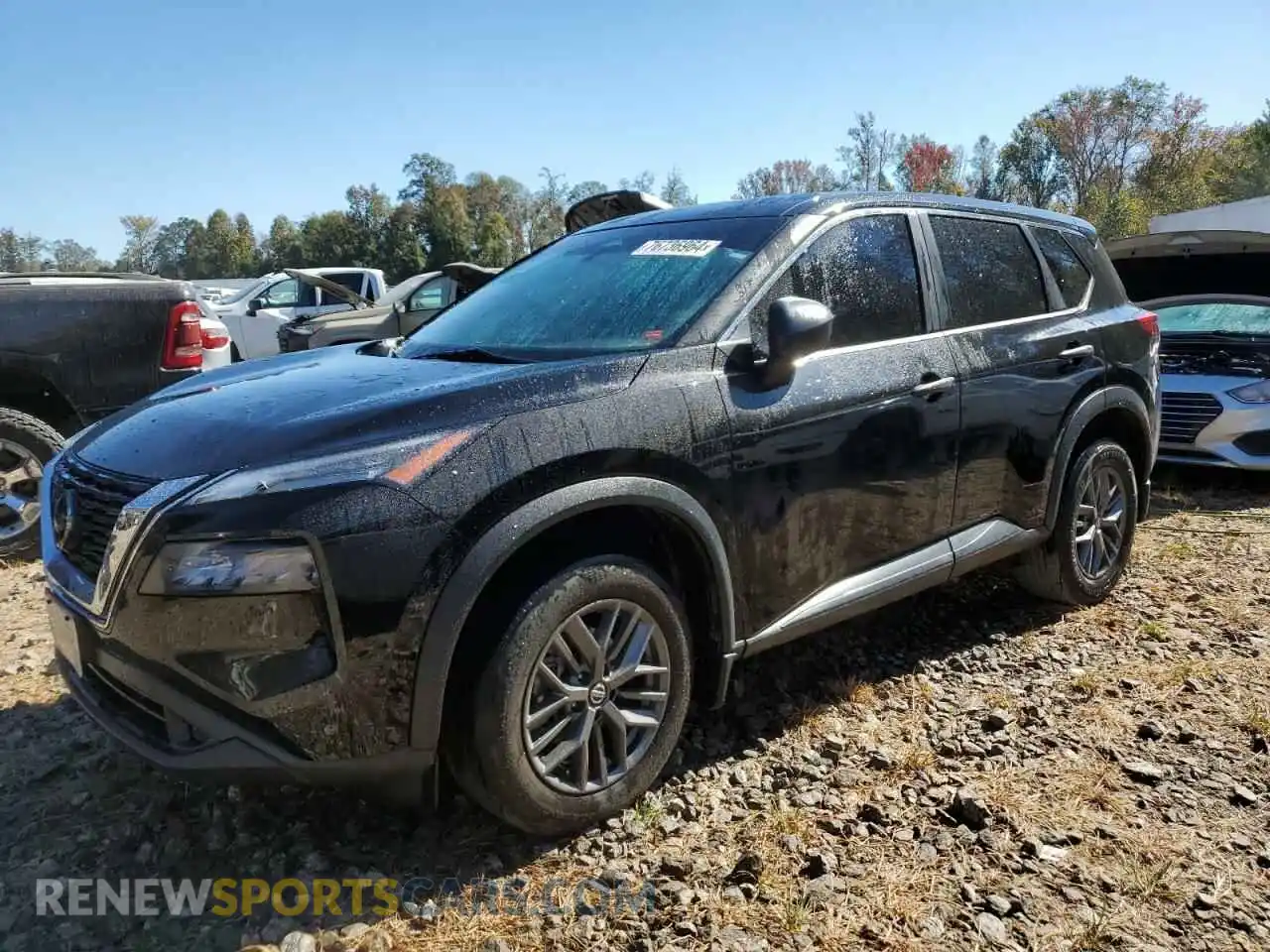 1 Photograph of a damaged car JN8AT3AA4MW005990 NISSAN ROGUE 2021