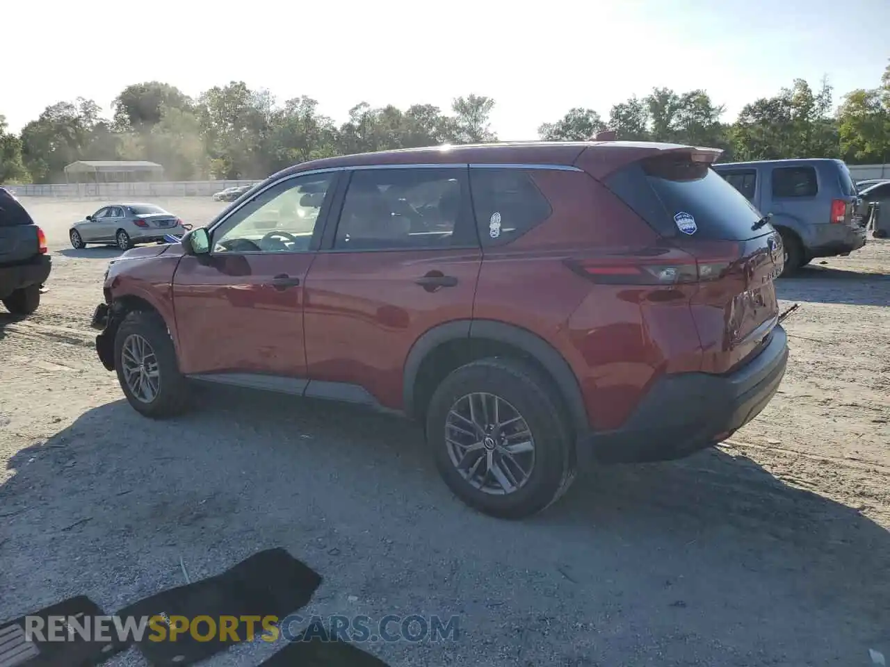 2 Photograph of a damaged car JN8AT3AA5MW012821 NISSAN ROGUE 2021
