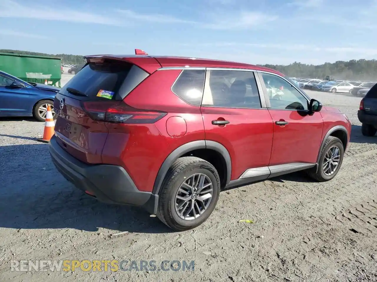 3 Photograph of a damaged car JN8AT3AA5MW012821 NISSAN ROGUE 2021
