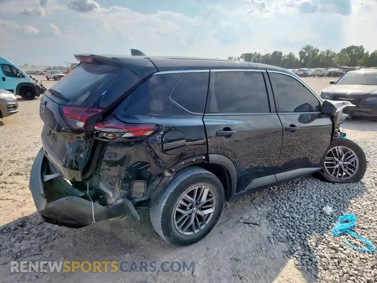 3 Photograph of a damaged car JN8AT3AA6MW004064 NISSAN ROGUE 2021