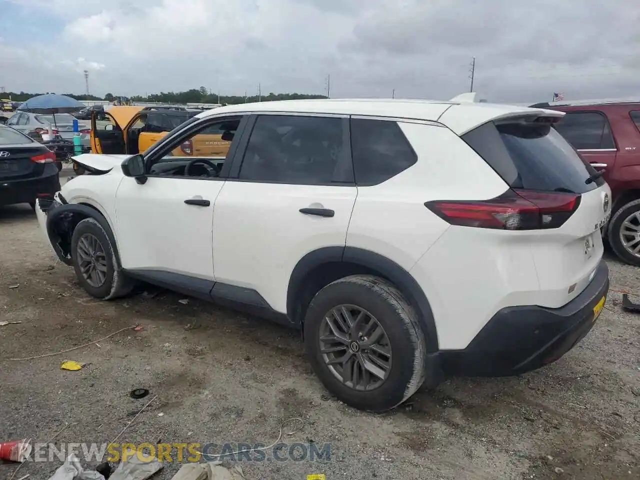 2 Photograph of a damaged car JN8AT3AA6MW005974 NISSAN ROGUE 2021