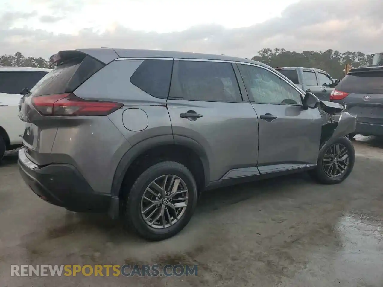 3 Photograph of a damaged car JN8AT3AA7MW002758 NISSAN ROGUE 2021
