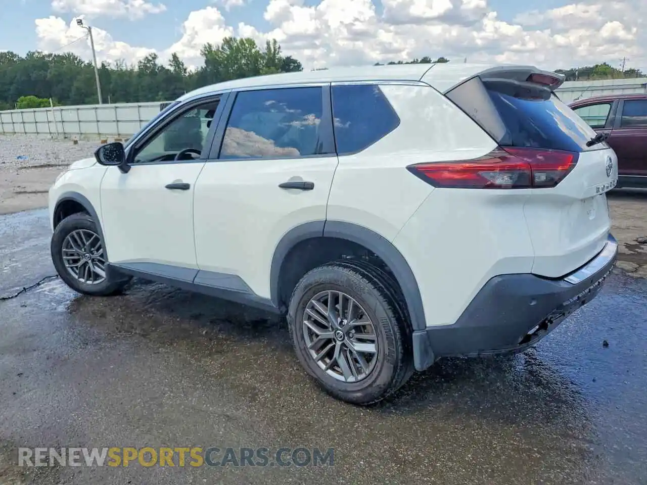 2 fotografías del automóvil dañado JN8AT3AA7MW003473 NISSAN ROGUE 2021