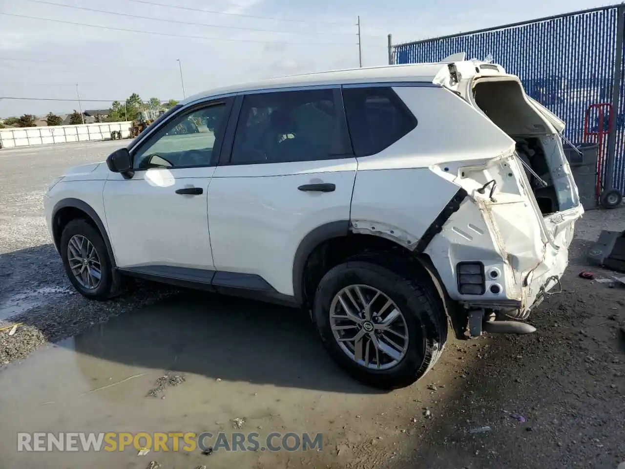 2 Photograph of a damaged car JN8AT3AA7MW005742 NISSAN ROGUE 2021