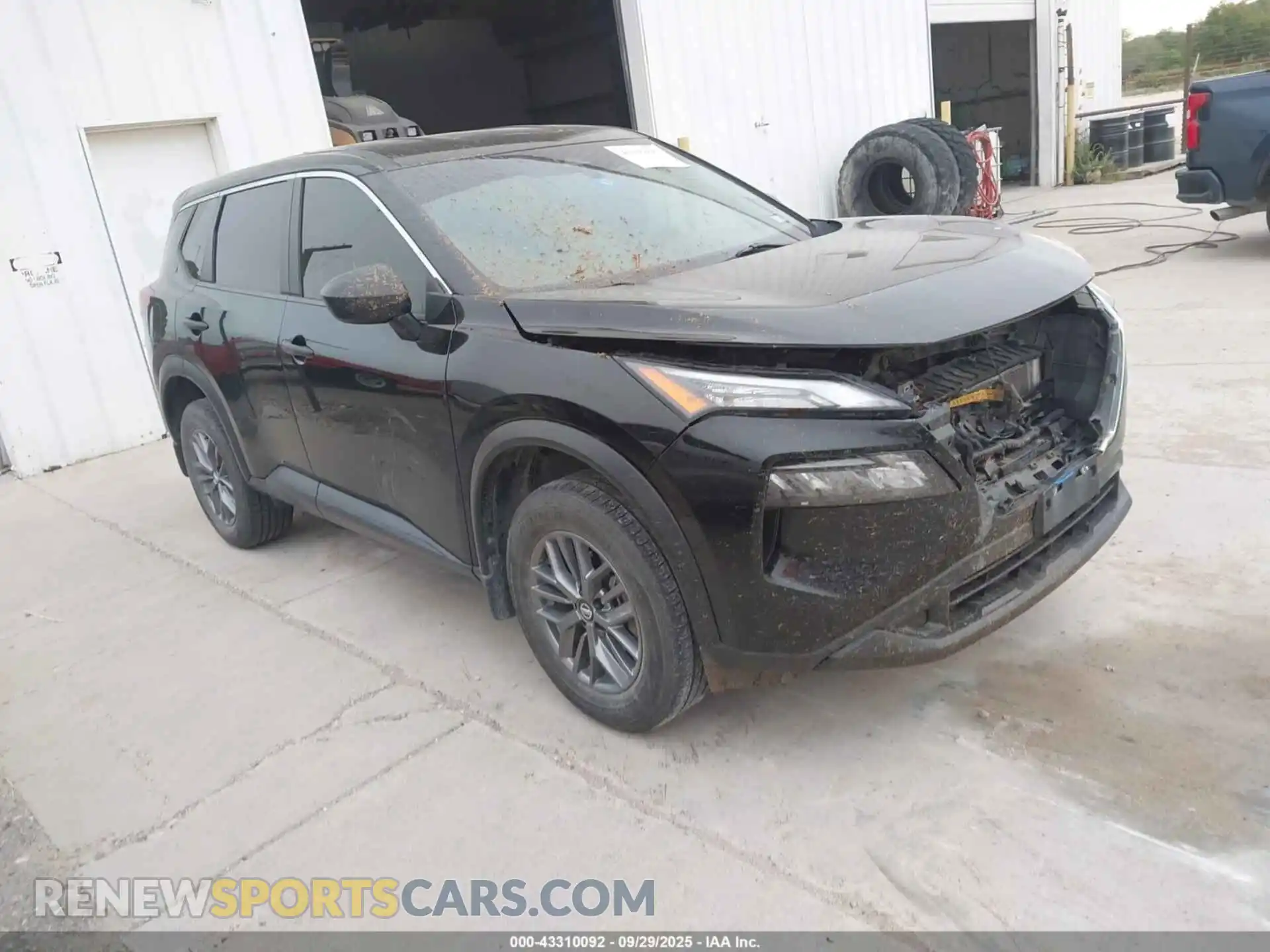 1 Photograph of a damaged car JN8AT3AA7MW013131 NISSAN ROGUE 2021