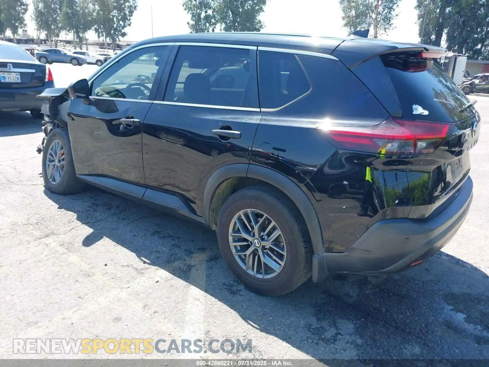 3 fotografías del automóvil dañado JN8AT3AA7MW015347 NISSAN ROGUE 2021