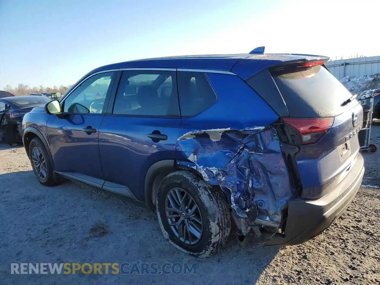 2 Photograph of a damaged car JN8AT3AA8MW014689 NISSAN ROGUE 2021