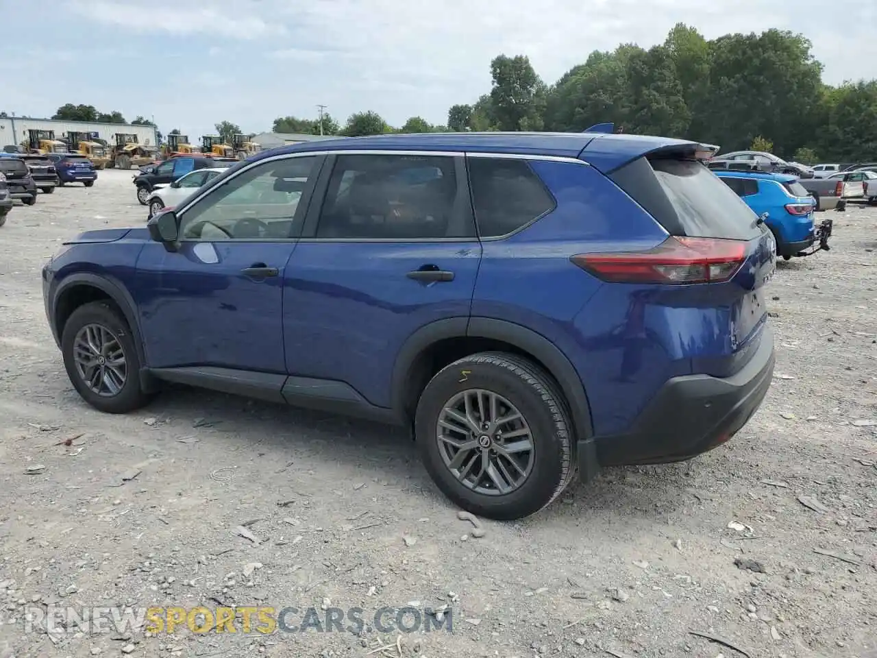 2 Photograph of a damaged car JN8AT3AA8MW018371 NISSAN ROGUE 2021