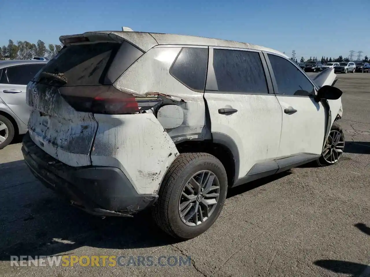 3 Photograph of a damaged car JN8AT3AB1MW207873 NISSAN ROGUE 2021
