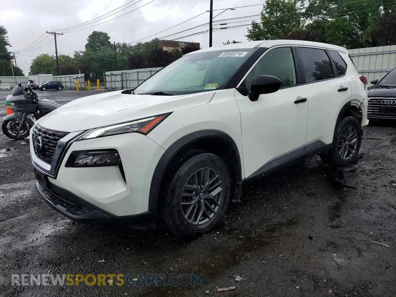 1 Photograph of a damaged car JN8AT3AB2MW206926 NISSAN ROGUE 2021