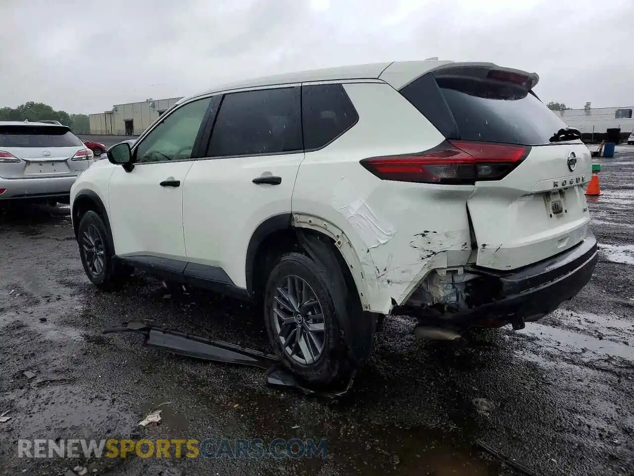 2 Photograph of a damaged car JN8AT3AB2MW206926 NISSAN ROGUE 2021