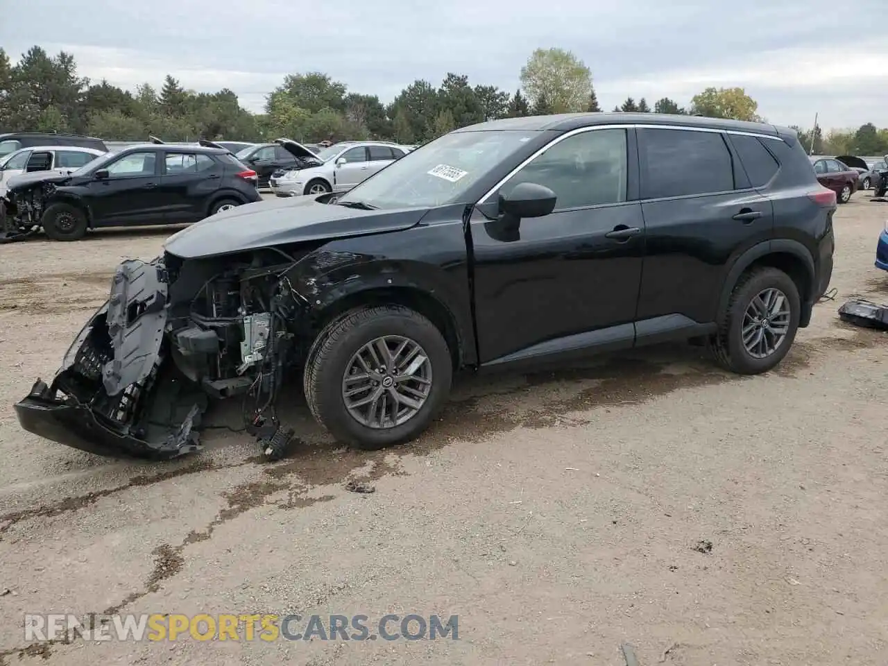 1 Photograph of a damaged car JN8AT3AB2MW210233 NISSAN ROGUE 2021