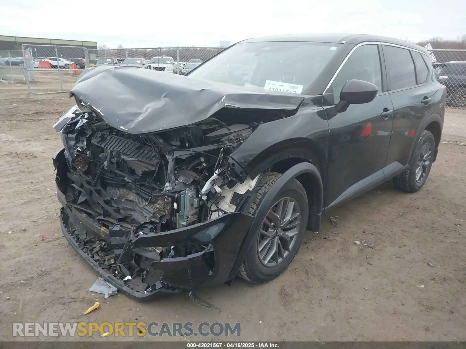 2 Photograph of a damaged car JN8AT3AB2MW228537 NISSAN ROGUE 2021