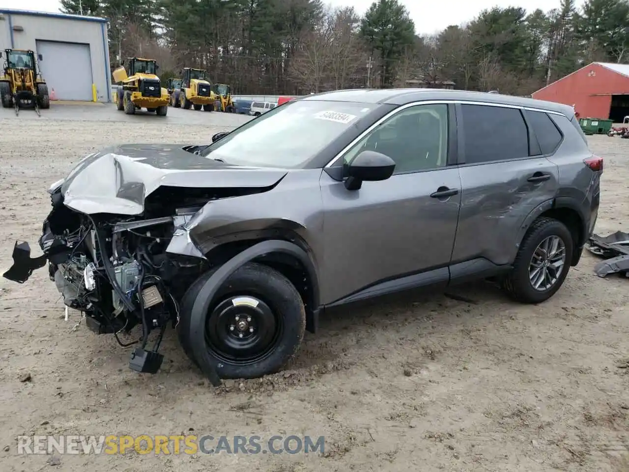 1 Photograph of a damaged car JN8AT3AB3MW207745 NISSAN ROGUE 2021
