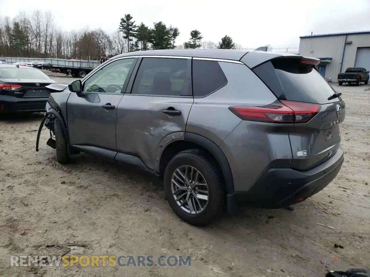 2 Photograph of a damaged car JN8AT3AB3MW207745 NISSAN ROGUE 2021