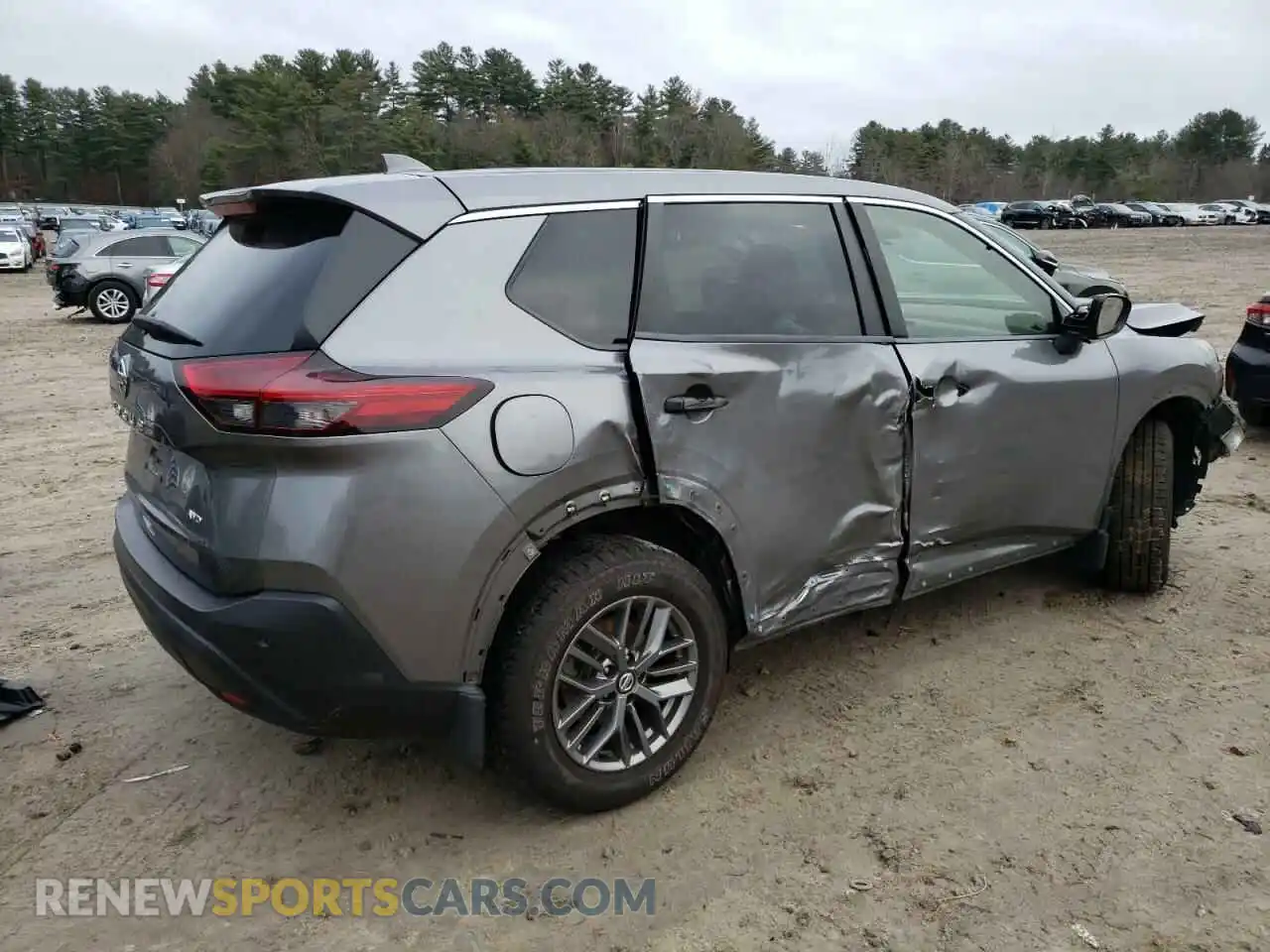 3 Photograph of a damaged car JN8AT3AB3MW207745 NISSAN ROGUE 2021
