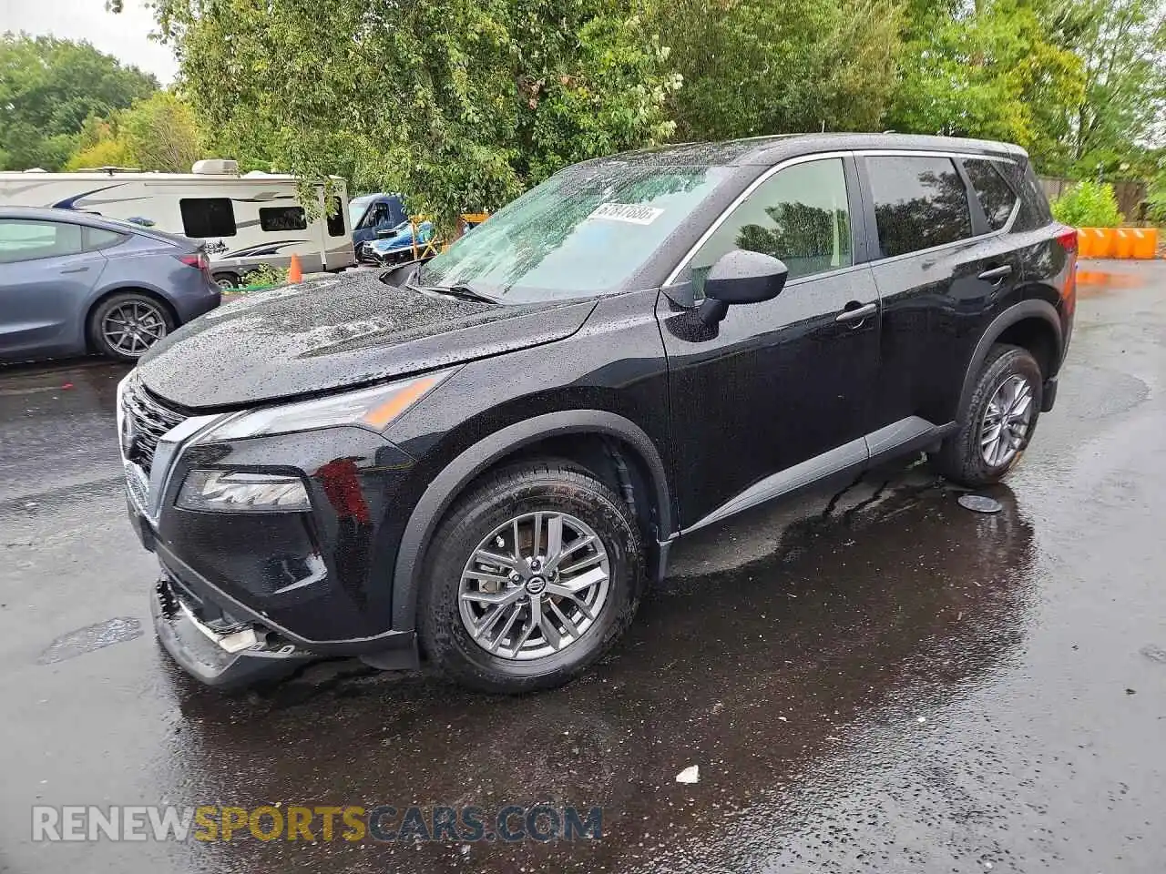 1 Photograph of a damaged car JN8AT3AB3MW221449 NISSAN ROGUE 2021