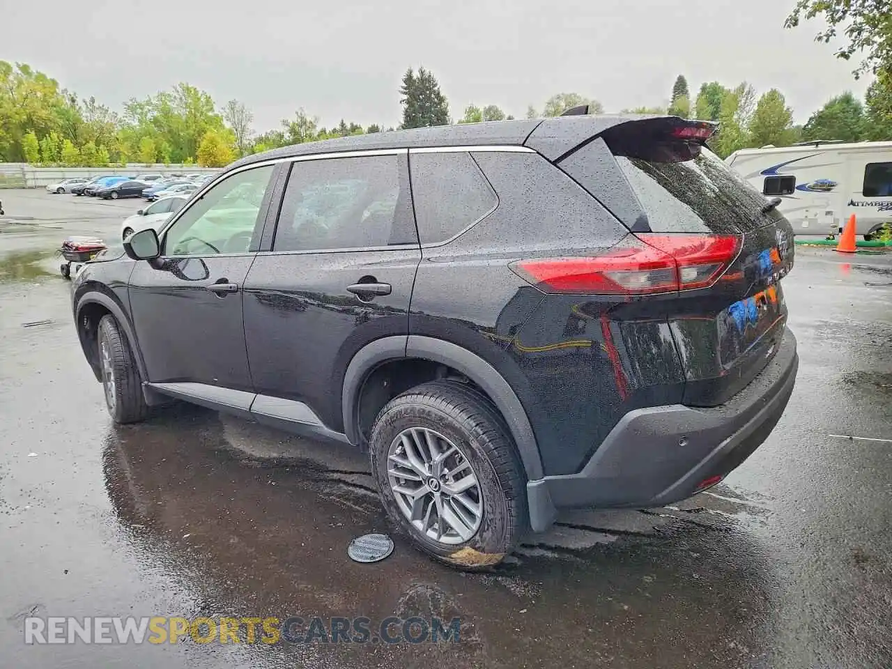 2 Photograph of a damaged car JN8AT3AB3MW221449 NISSAN ROGUE 2021