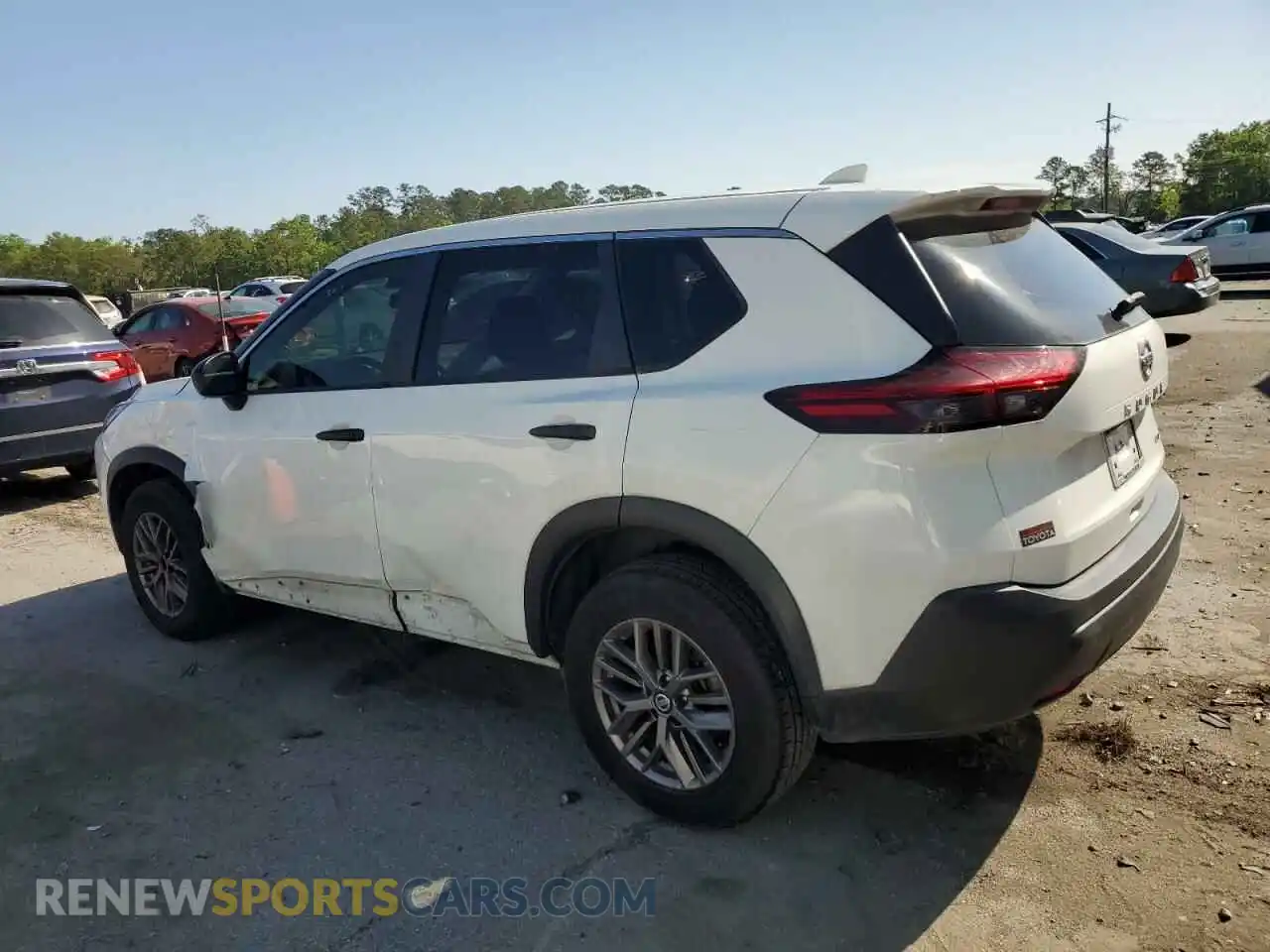 2 Photograph of a damaged car JN8AT3AB3MW224464 NISSAN ROGUE 2021