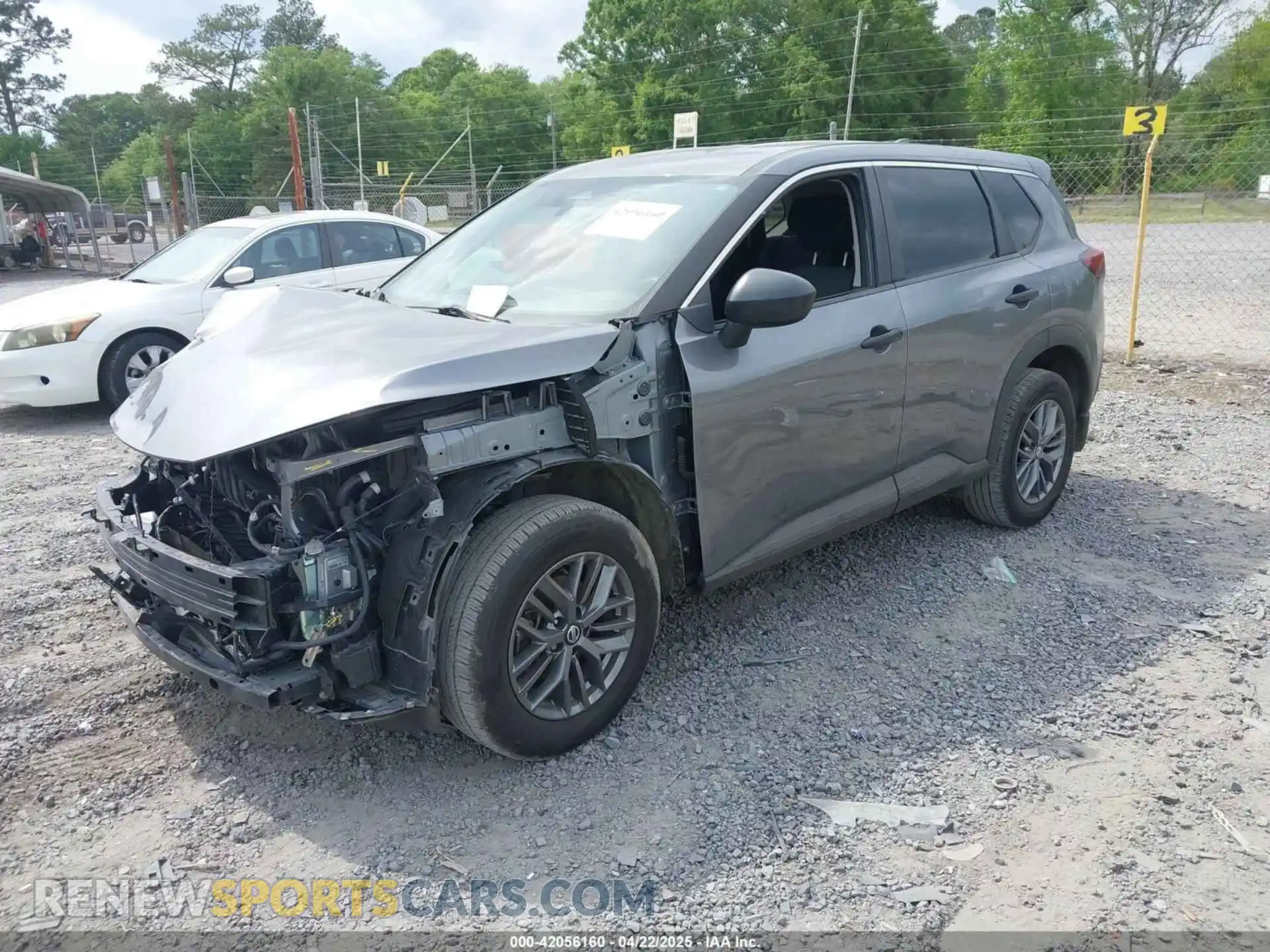 2 Photograph of a damaged car JN8AT3AB4MW200867 NISSAN ROGUE 2021