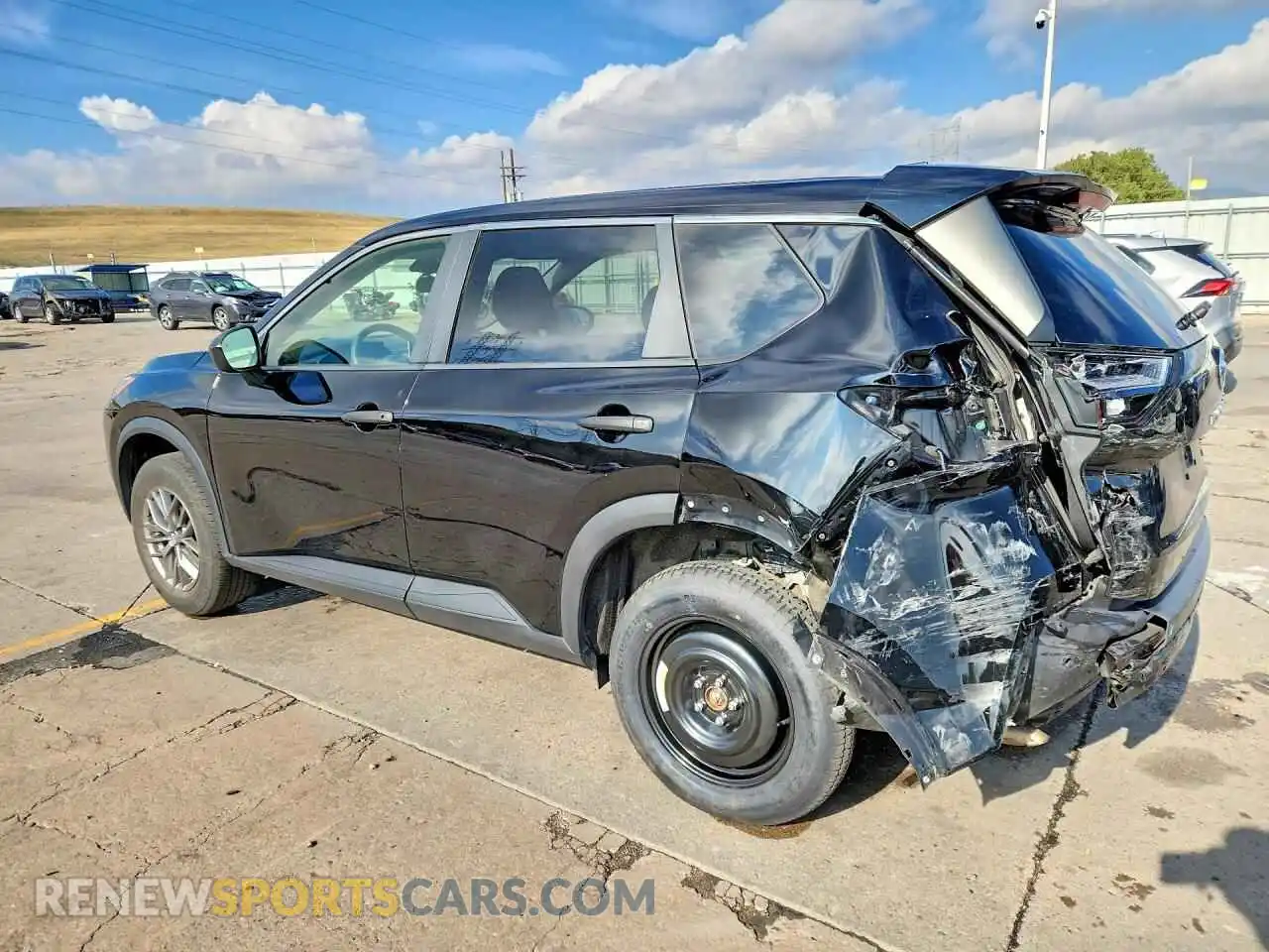 2 Photograph of a damaged car JN8AT3AB4MW208158 NISSAN ROGUE 2021