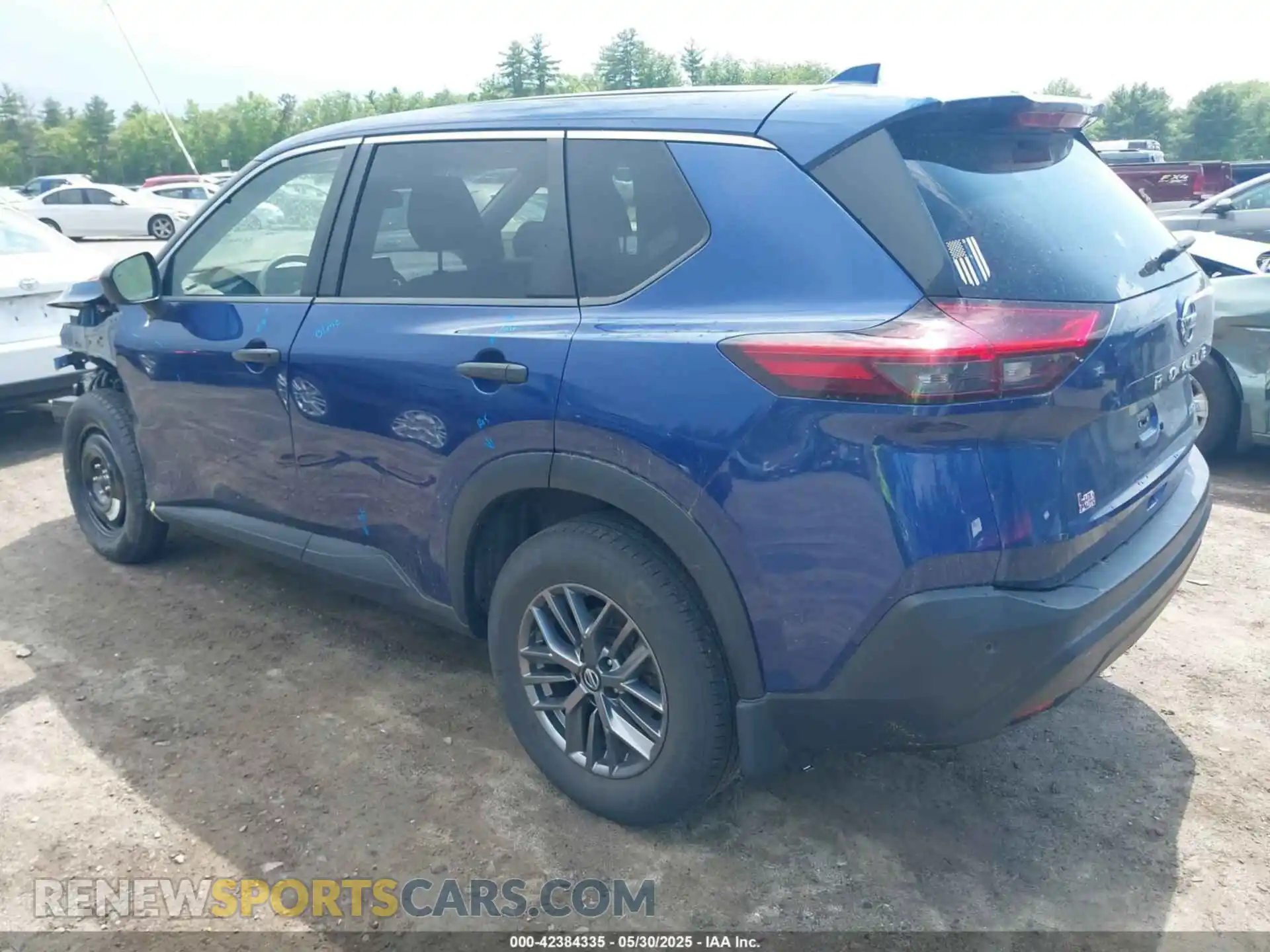 3 fotografías del automóvil dañado JN8AT3AB5MW207391 NISSAN ROGUE 2021