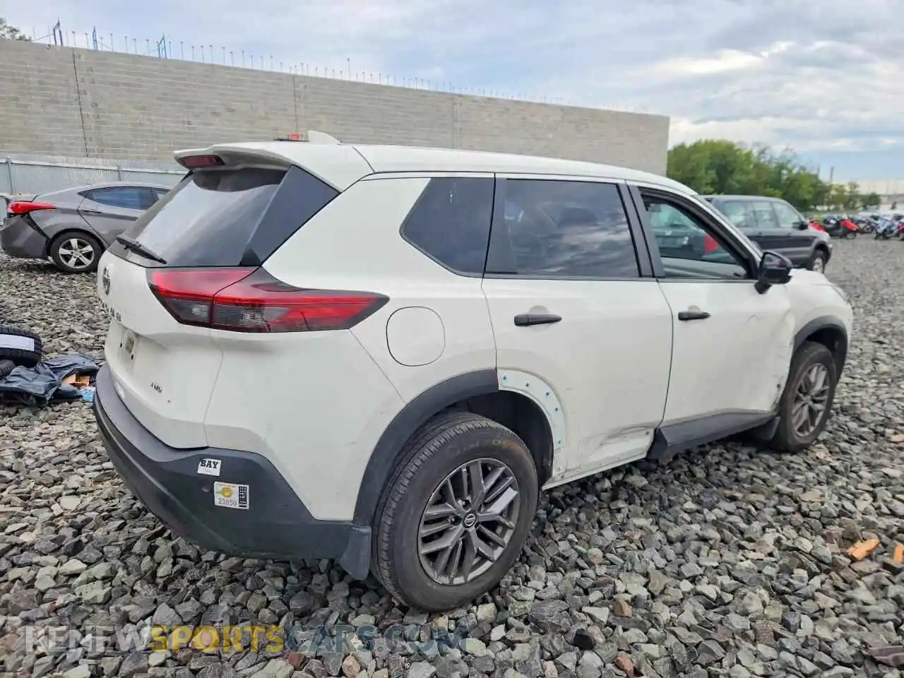 3 Photograph of a damaged car JN8AT3AB6MW209635 NISSAN ROGUE 2021