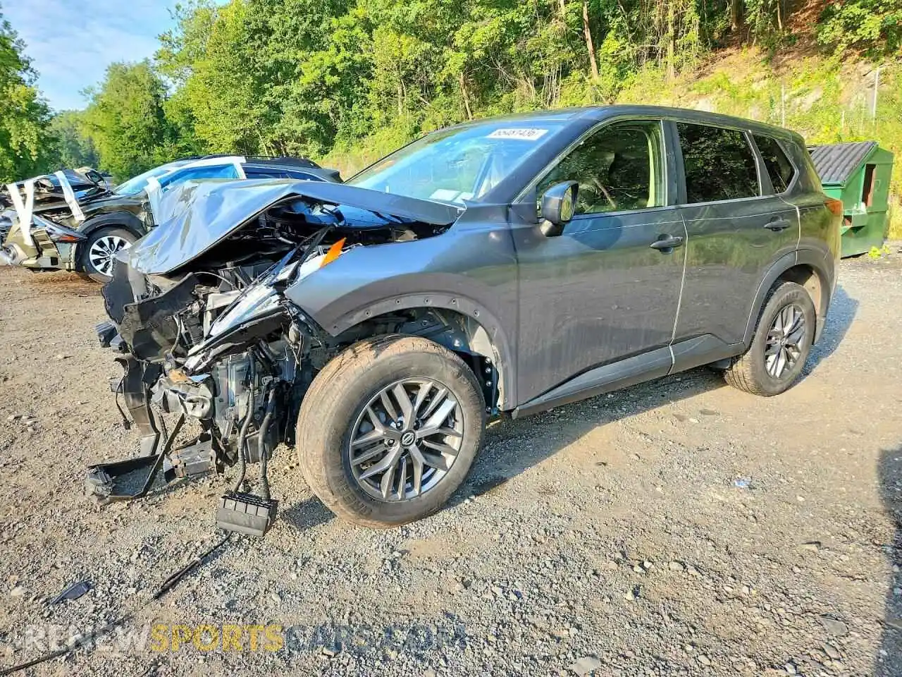 1 fotografías del automóvil dañado JN8AT3AB7MW201382 NISSAN ROGUE 2021
