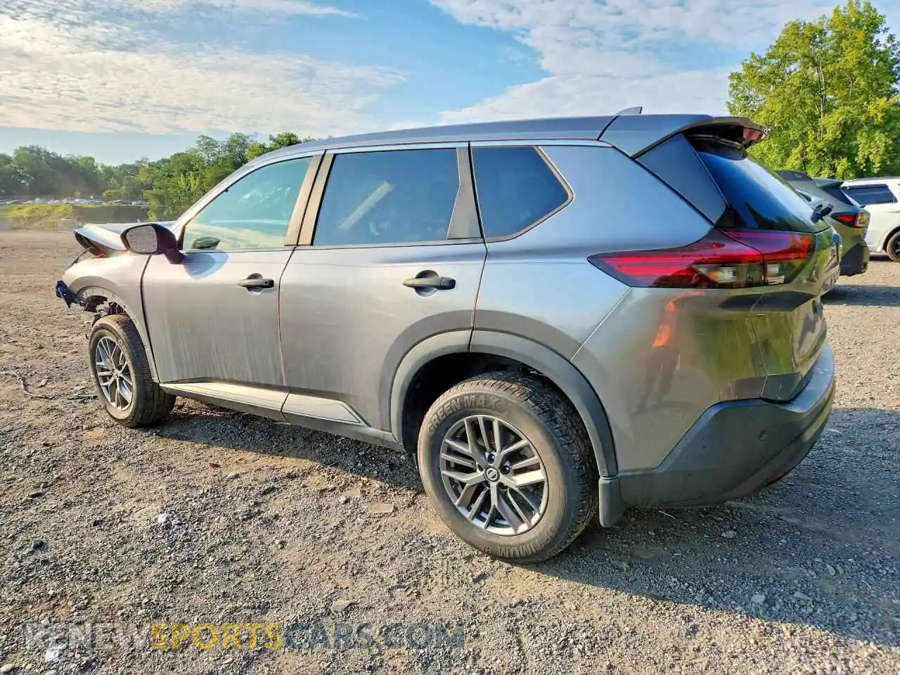 2 fotografías del automóvil dañado JN8AT3AB7MW201382 NISSAN ROGUE 2021