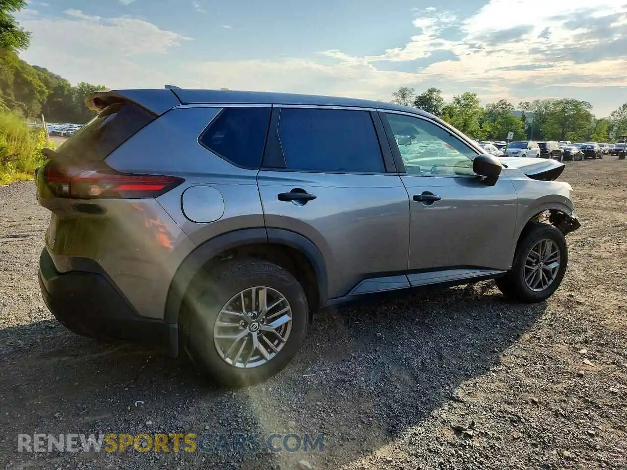 3 fotografías del automóvil dañado JN8AT3AB7MW201382 NISSAN ROGUE 2021