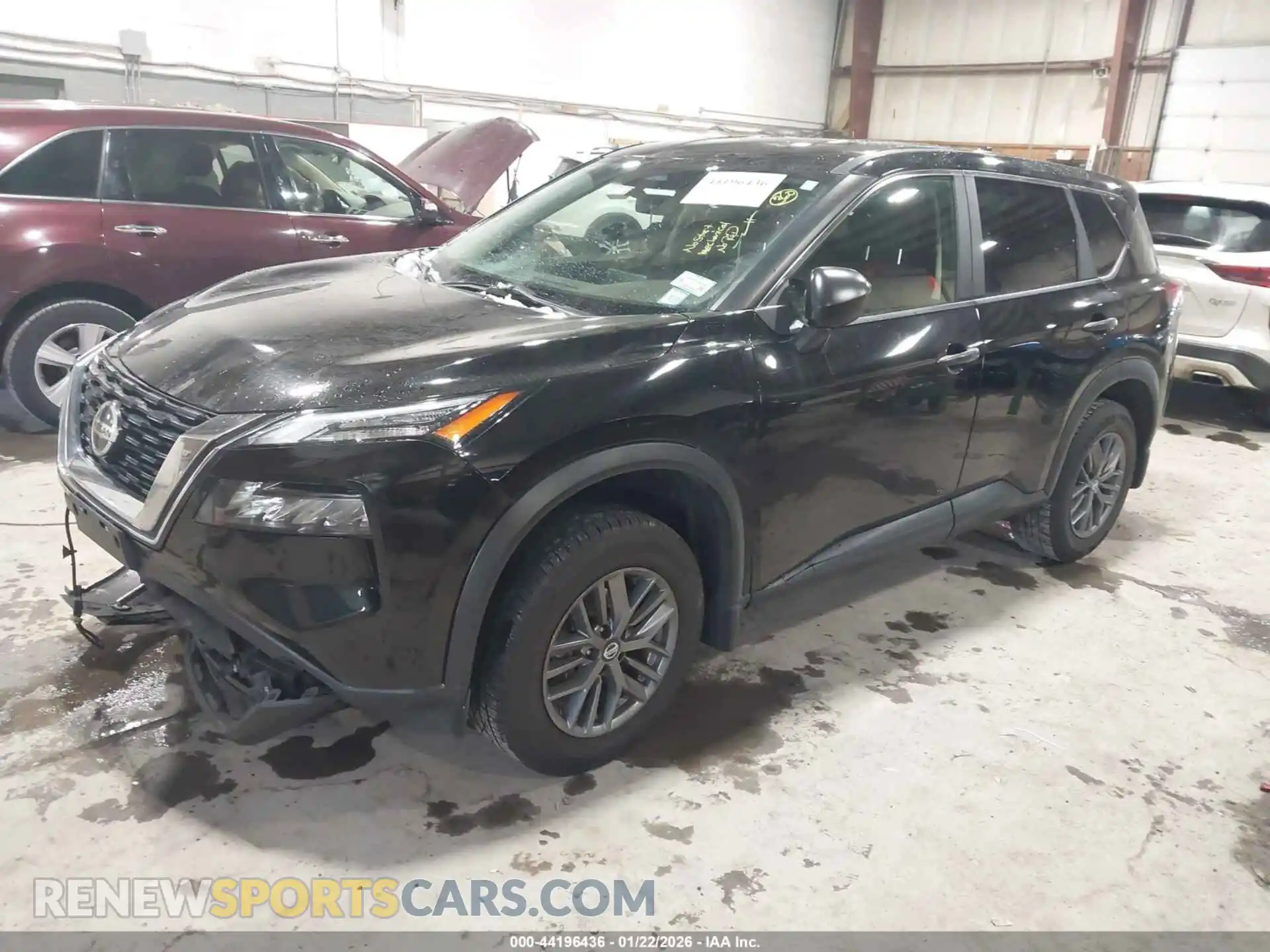 2 Photograph of a damaged car JN8AT3AB8MW222421 NISSAN ROGUE 2021
