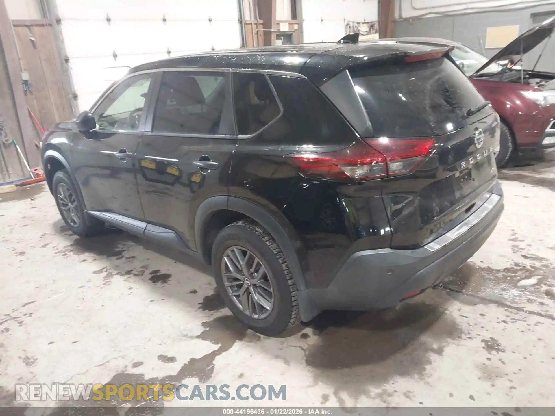 3 Photograph of a damaged car JN8AT3AB8MW222421 NISSAN ROGUE 2021