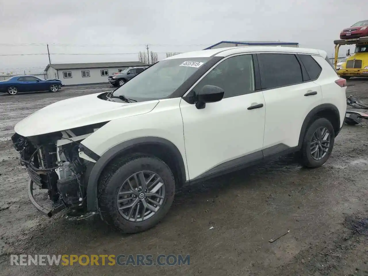 1 Photograph of a damaged car JN8AT3AB9MW206891 NISSAN ROGUE 2021