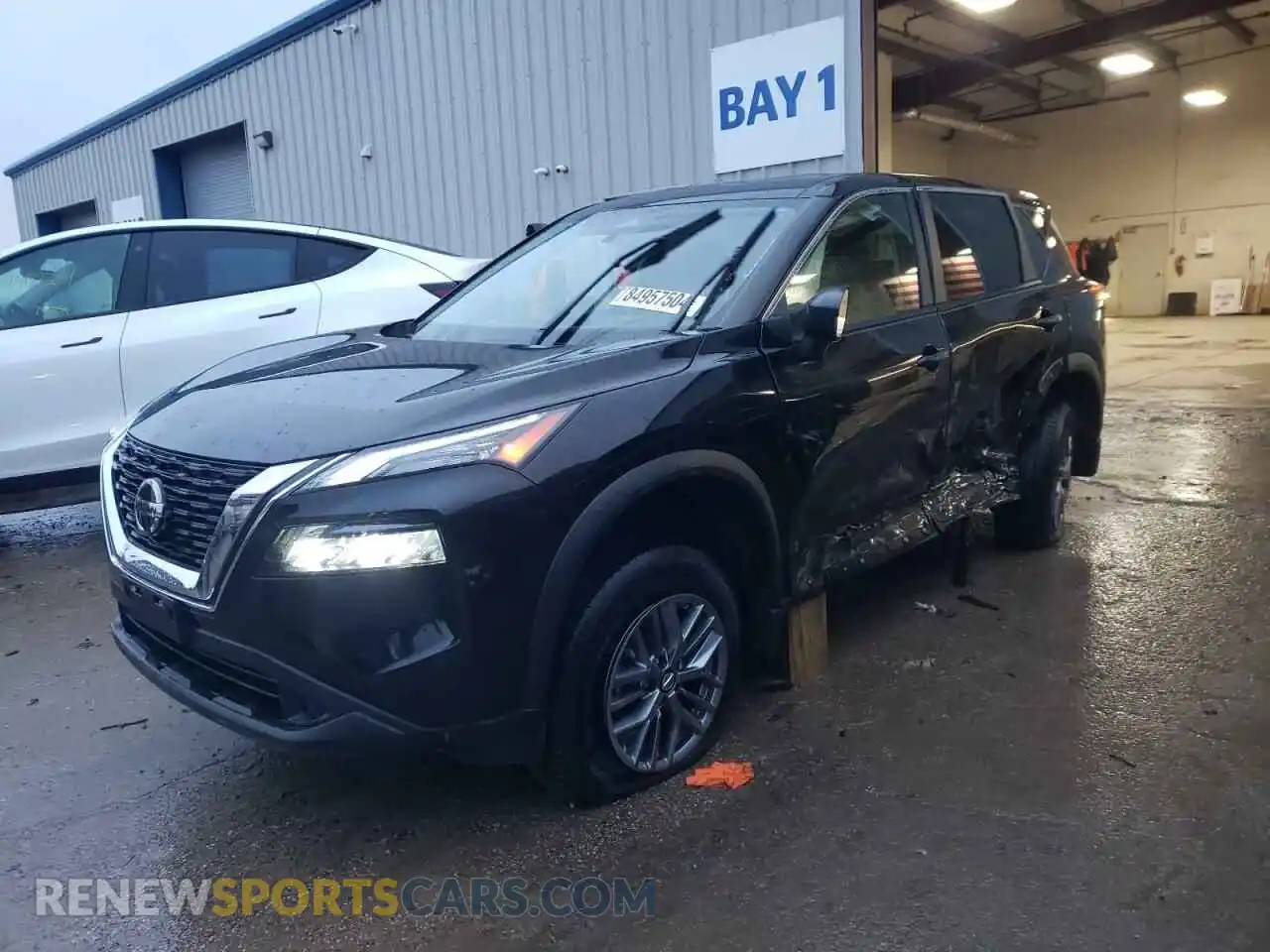 1 Photograph of a damaged car JN8AT3AB9MW225988 NISSAN ROGUE 2021