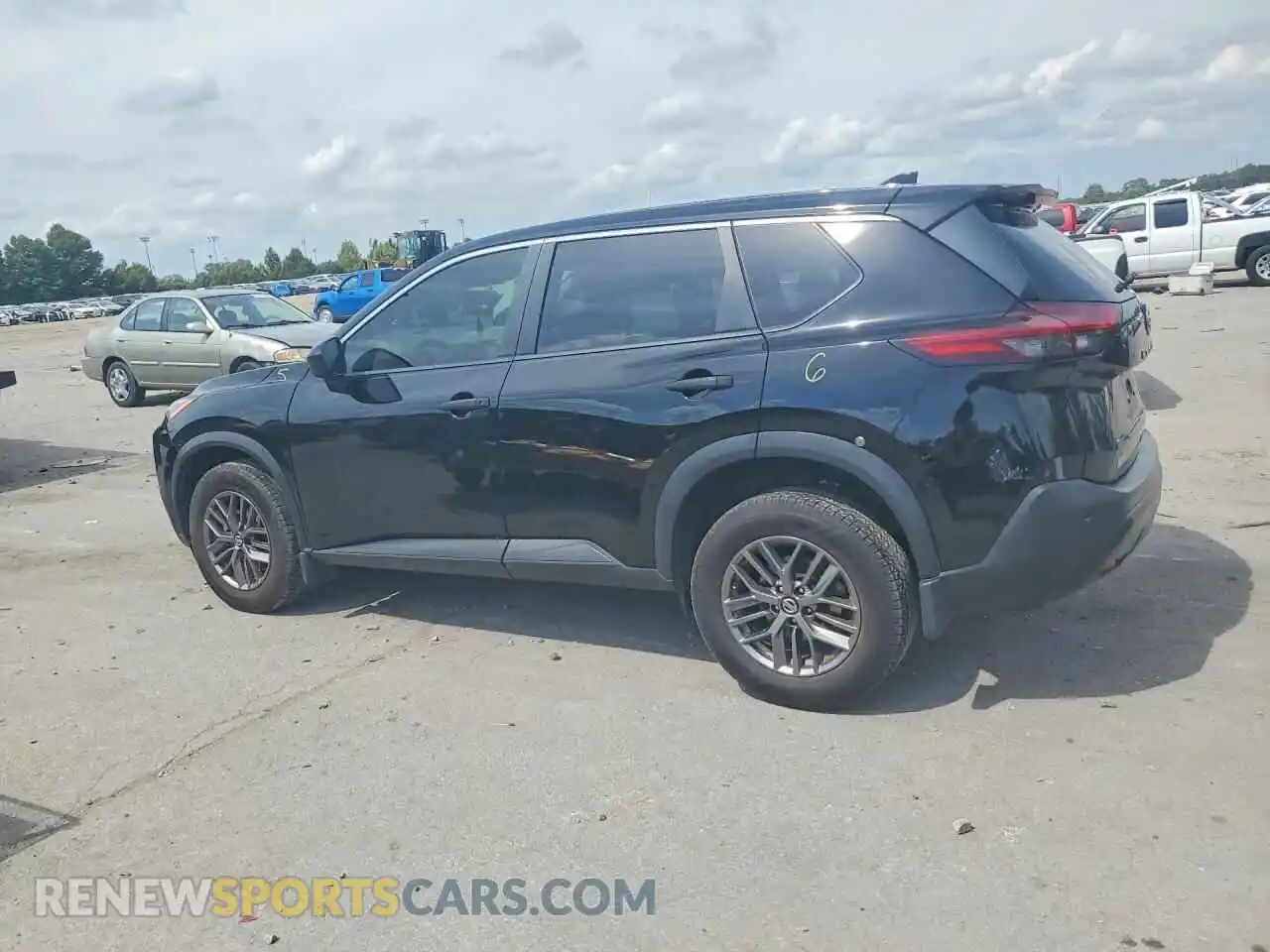 2 Photograph of a damaged car JN8AT3ABXMW210349 NISSAN ROGUE 2021
