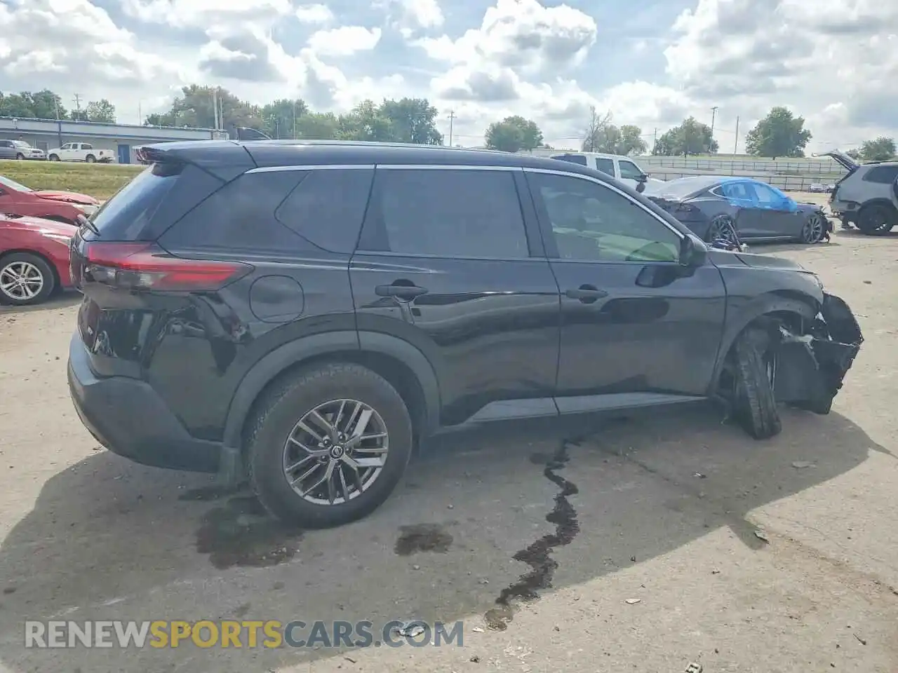 3 Photograph of a damaged car JN8AT3ABXMW210349 NISSAN ROGUE 2021